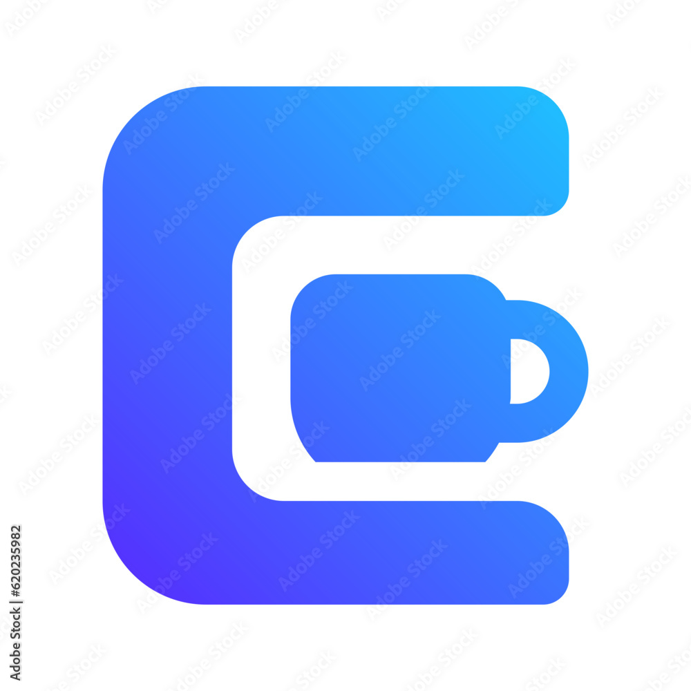 coffee maker gradient icon coffee maker gradient icon