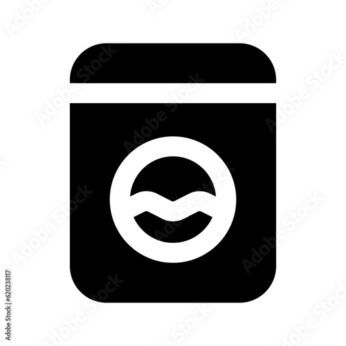 laundry service glyph icon