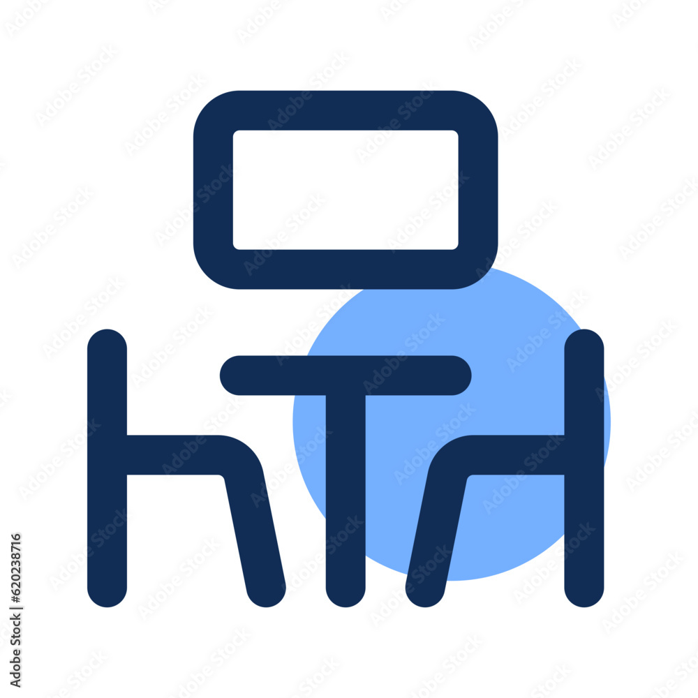 meeting room filled line icon meeting room filled line icon