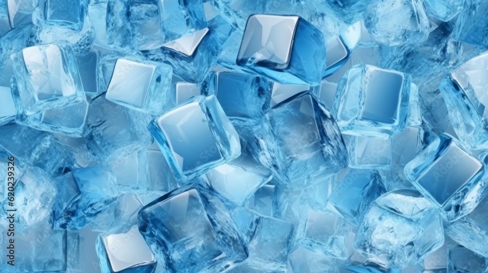 Illustration of a of ice cubes Illustration of a of ice cubes