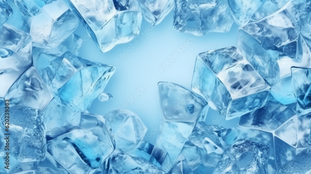 Illustration of a of ice cubes Illustration of a of ice cubes