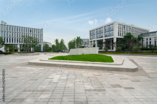 Obraz na płótnie Office Building in Science and Technology Industrial Park w salonie