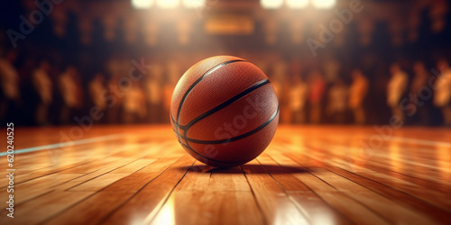 Basketball ball on the basketball court. Sport and Athlete concept © MUS_GRAPHIC