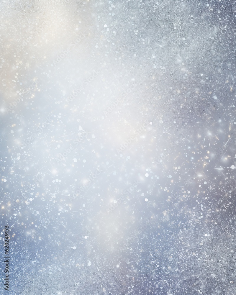 Christmas background with snowflakes and bokeh glitter effect with room for copy. AI generative art. Christmas background with snowflakes and bokeh glitter effect with room for copy. AI generative art.