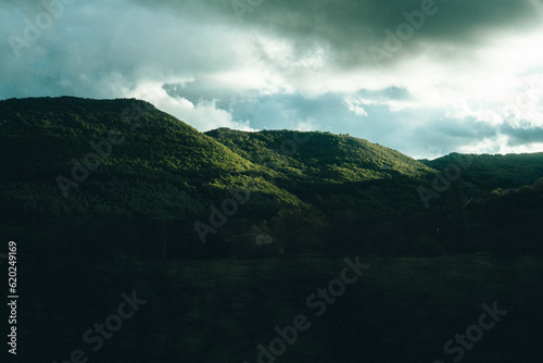 landscape with clouds