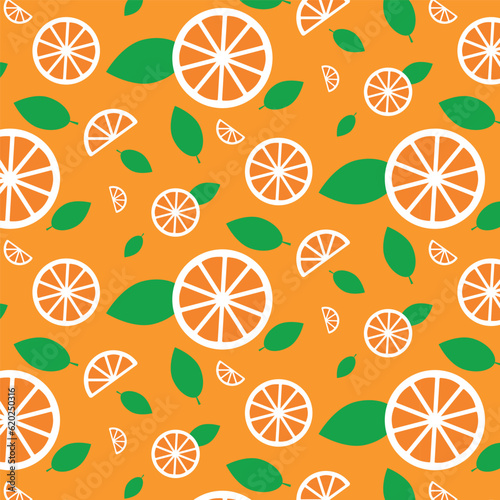 food fruit orange citrus leaves background pattern seamless wallpaper wall paper fabric clothing cloth art print abstraction vector illustration texture decor abstraction vegan package top trend art