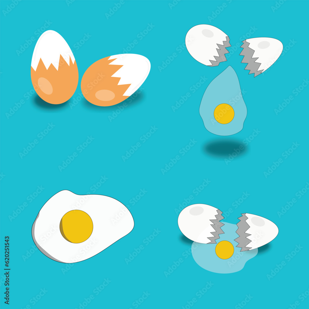 egg vector template for your illustration design needs