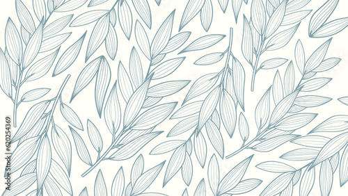 background with blue branches