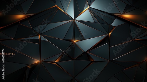 Elegant Sophistication: Modern Black and Orenge Abstract Vector Art for a Luxurious Background