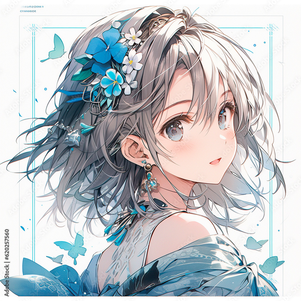 Obraz premium pretty anime girl