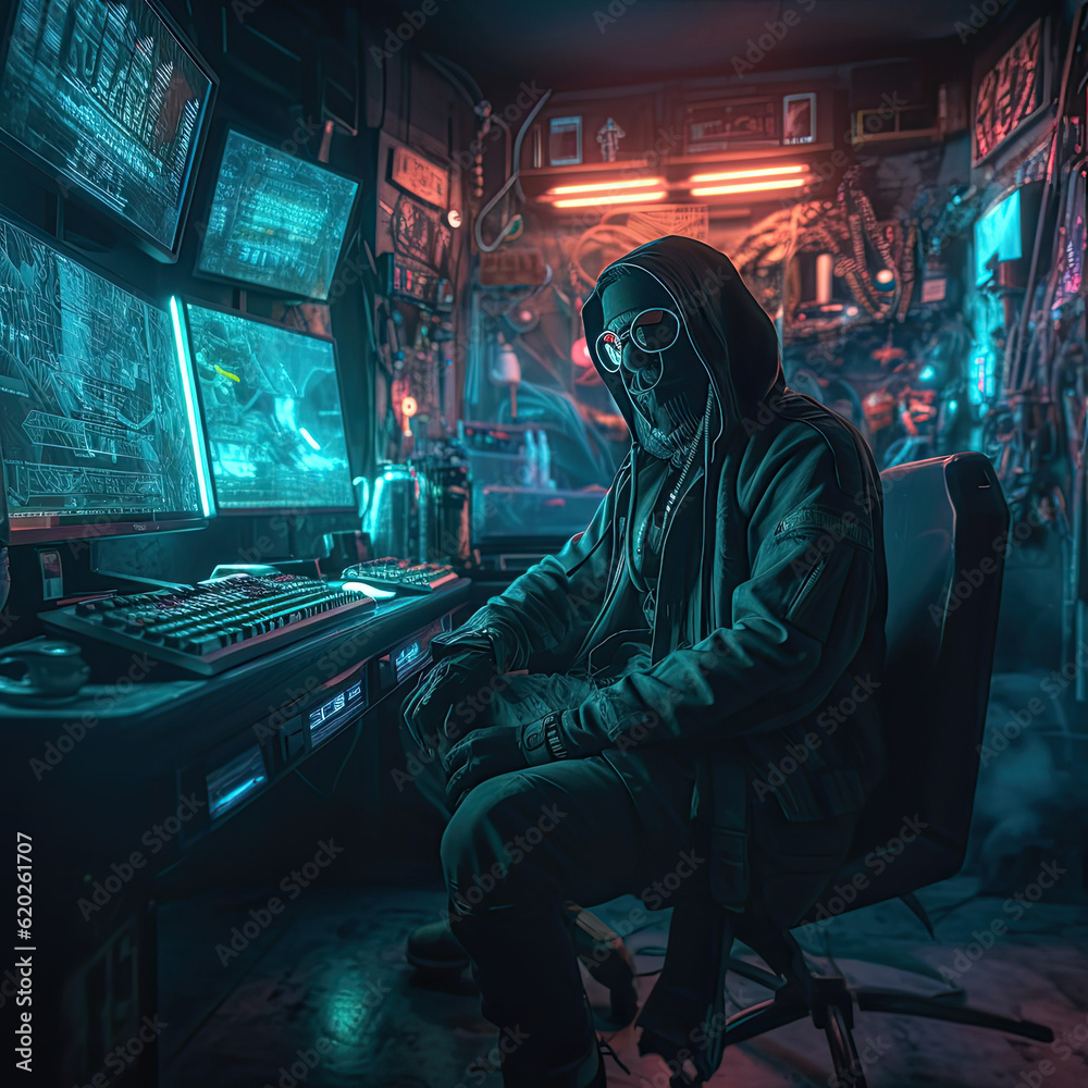 Cyberpunk Hacker