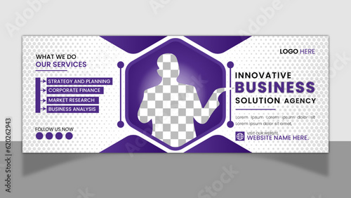 Innovative solution agency cover design (ID: 620262943)