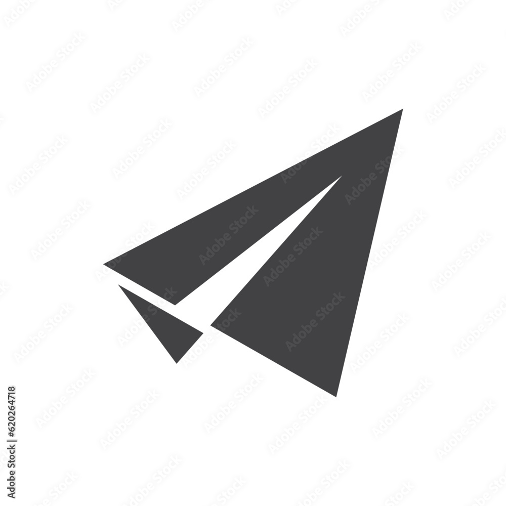 paper plane icon design vector template paper plane icon design vector template