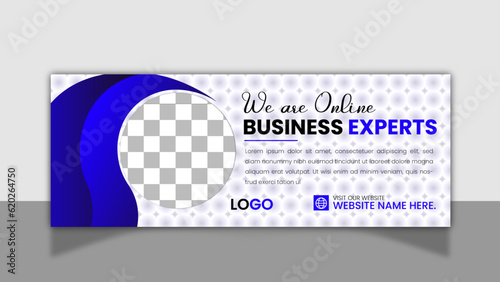 Creative business expert facebook cover design. (ID: 620264750)