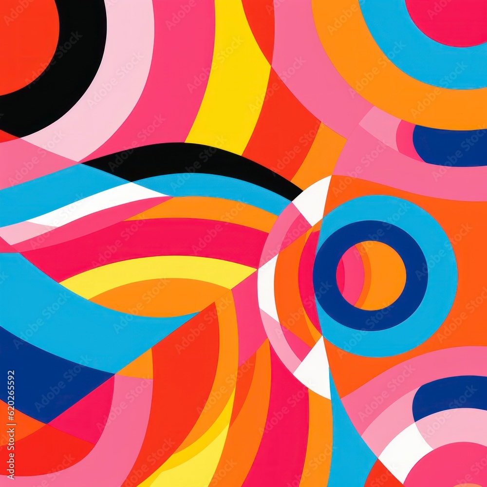 Obraz premium pop art abstract background