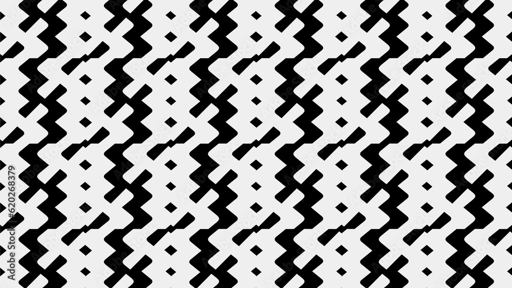 Wallpaper with black and white shapes. Abstract background for wallpapers and designs.