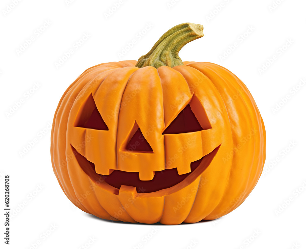 Halloween Pumpkin on transparent background. PNG element. Carving Jack-o-Lantern pumpkin. Generative Ai. Halloween Pumpkin on transparent background. PNG element. Carving Jack-o-Lantern pumpkin. Generative Ai.