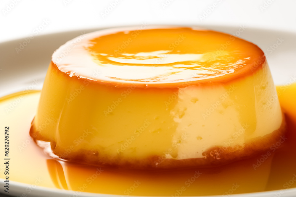 Traditional Brazilian Milk Pudding. Pudim de leite, also known as flan ...