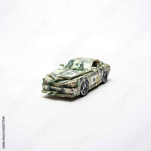 Cash Car. Ai Illustration
