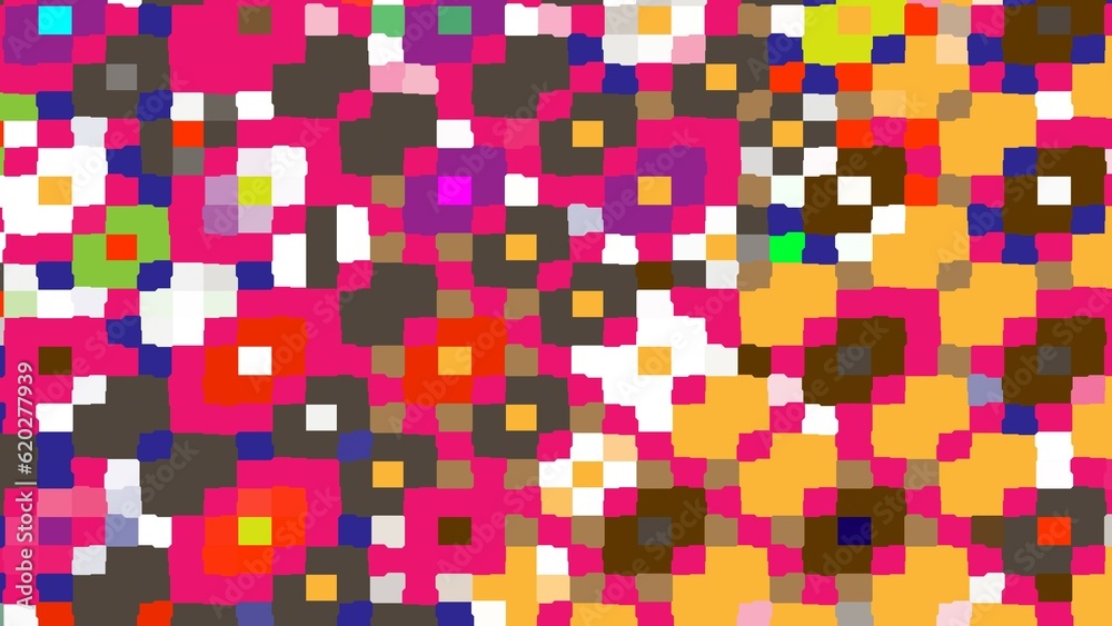 Fototapeta premium Multicolored background with abstract patterns for presentation, printing, business cards, banner. Background in 4k format 4096 х 2160.