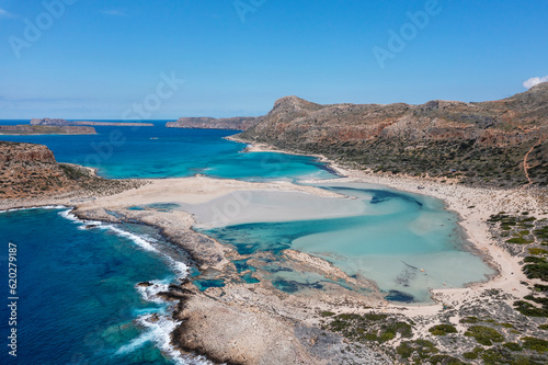 Balos Beach and Bay, Peninsula of Gramvousa, Chania, Crete, Greek Islands photo