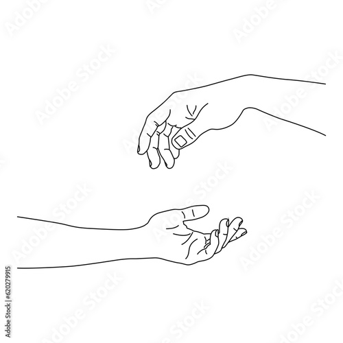 Hand Drawing Line Art 40 (ID: 620279915)