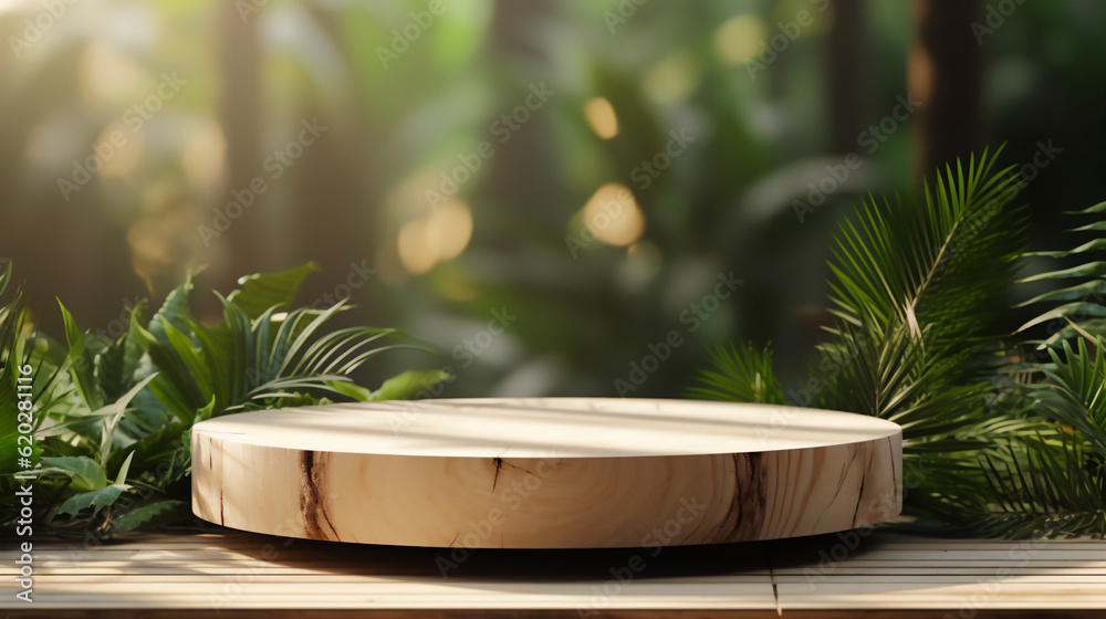 Tropical Product Display | Generative AI Tropical Product Display | Generative AI