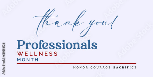 national professional wellness month