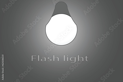 light bulb with shadow