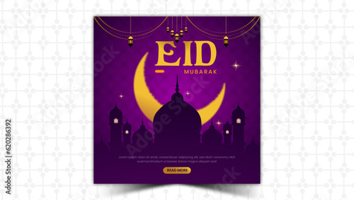 Eid ul adha social media post design. (ID: 620286392)