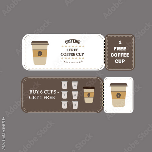 Coffee gift Voucher.  Free coffe cup