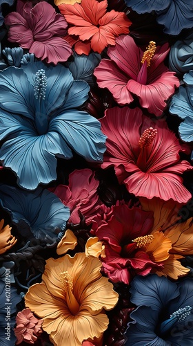 Floral background, generati...