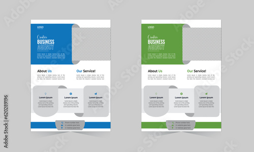 Creative Corporate Business Flyer Design Template, Artificial Flyer Design Template