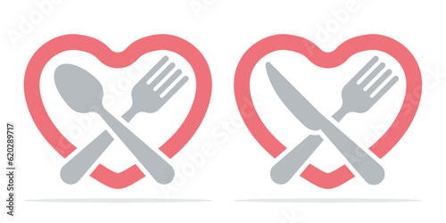 Illustration icon for food sharing, food donation