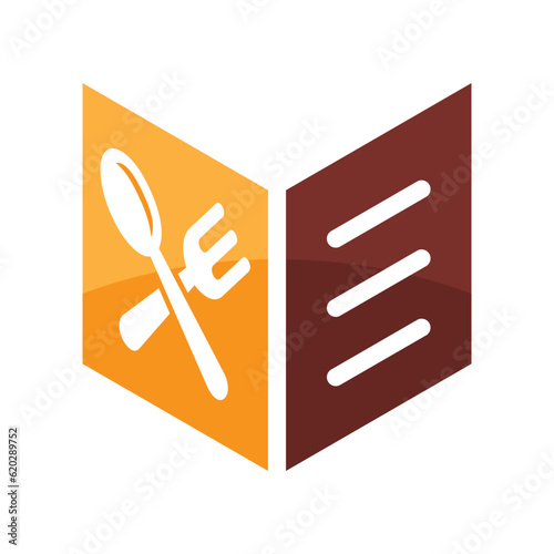 Icon illustration for food menu, cookbook recipe.