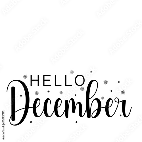 Hello December phrase