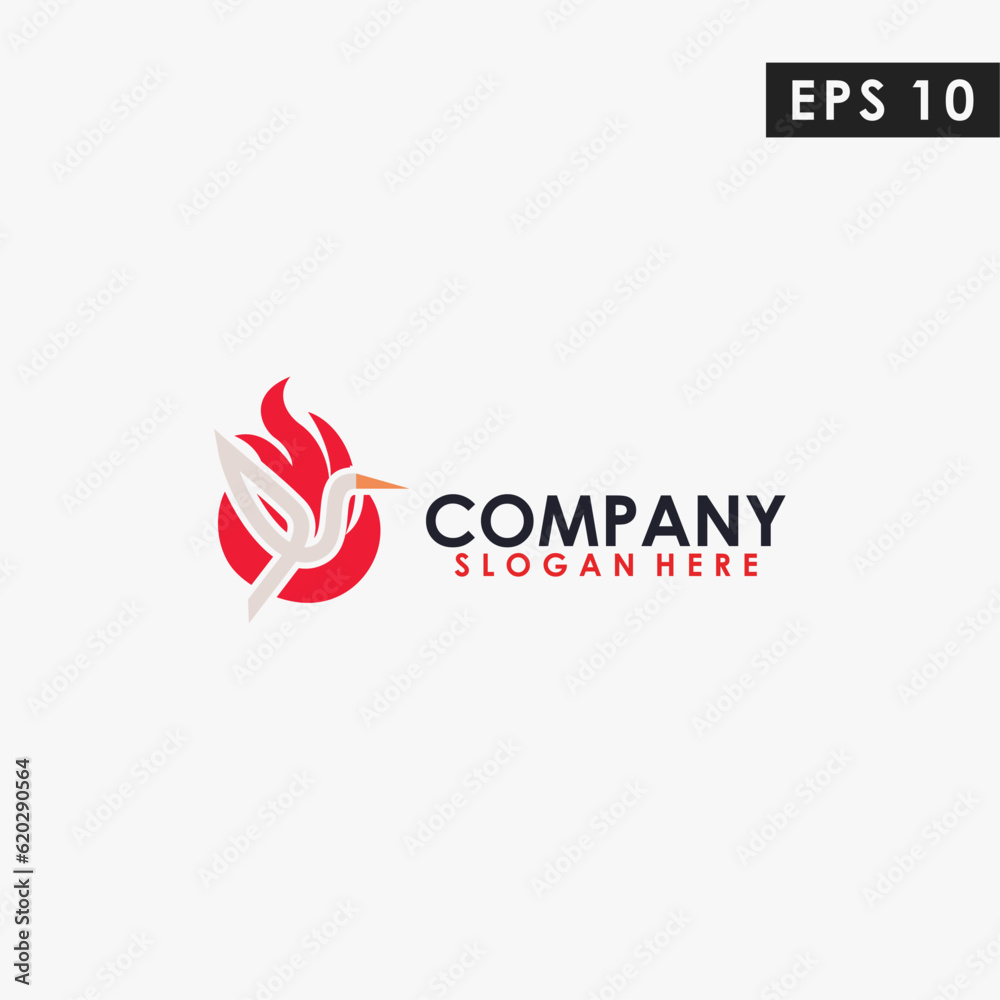 Crane Logo Design Modern Vector Template. Crane Logo. Vector Illustration Crane Logo Design Modern Vector Template. Crane Logo. Vector Illustration