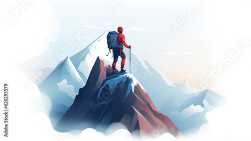 登山, mountain climbing, 山, mountain, 自然, 山頂, 旅行, 高い,目標