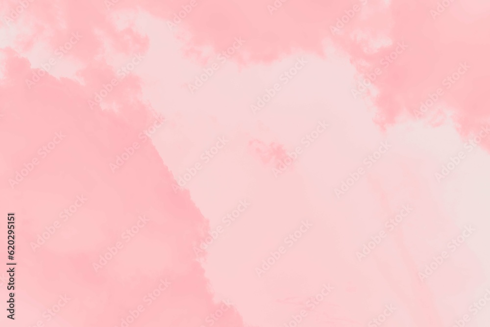 Pale pastel pink beautiful sky blurred background