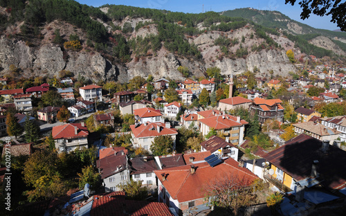 Mudurnu Town, located in Bolu, Turkey, is an important tourism city with its old Ottoman houses and historical monuments. photo