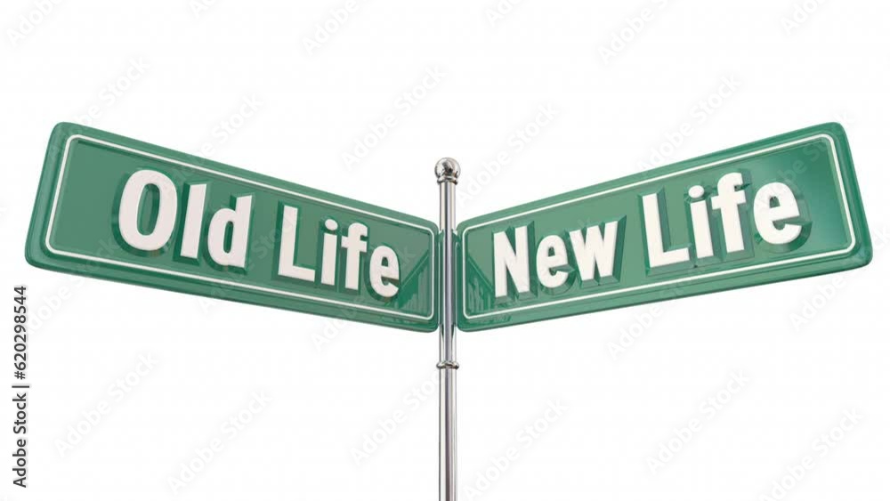 Old Life Vs New Street Road Signs Change Direction 3d Animation Old Life Vs New Street Road Signs Change Direction 3d Animation