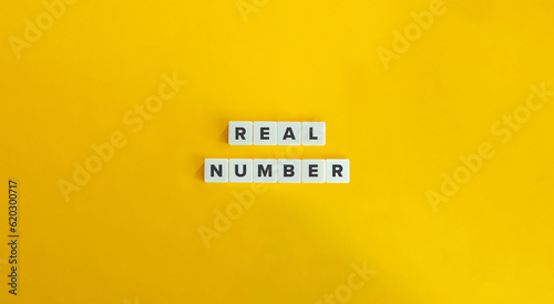 Real Number Term, Banner, and Concept Image.