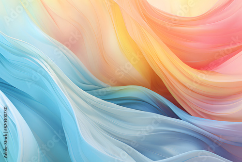 abstract colorful rainbow background with waves