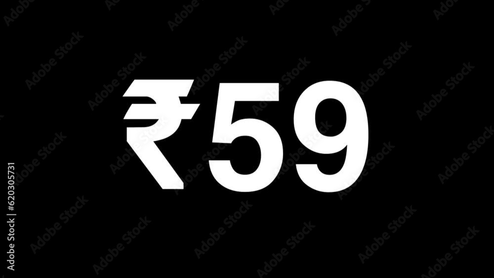 price number count with slide bar animation with Indian rupee sign and alpha price number count with slide bar animation with Indian rupee sign and alpha