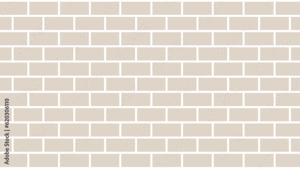 Fototapeta premium Beige brick wall as background