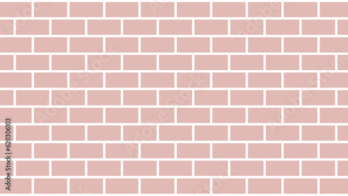 Pink brick wall as background 