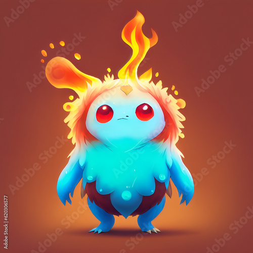 Fire elemental monster