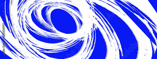 blue background with circular brush strokes