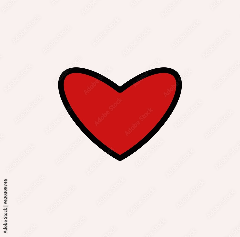 red heart red heart
