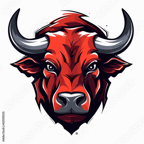 Esport vector logo bull, bull icon, bull head, vector